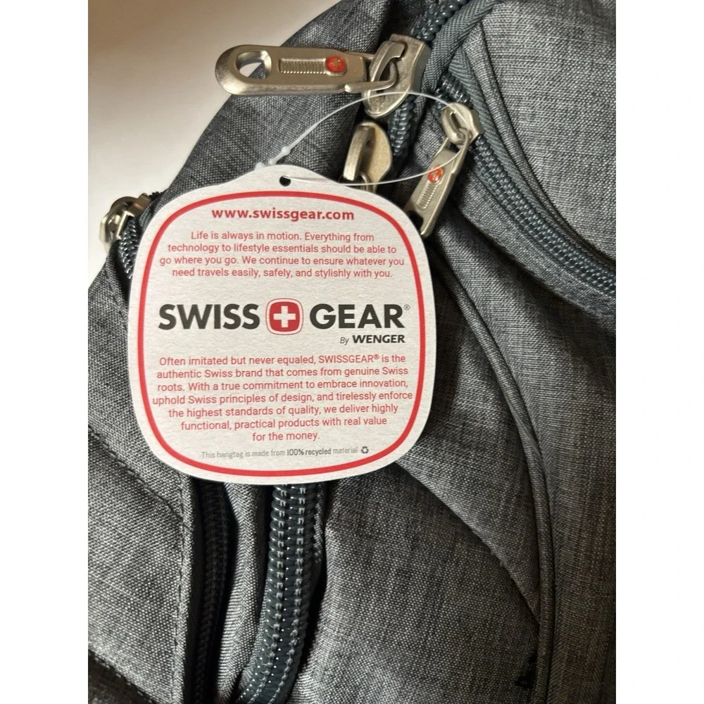 Swissgear Scansmart S1900 TSA Approved Laptop Backpack - Gray/Black